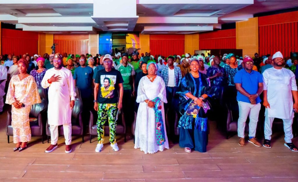 Governor Sanwoolu, Folasade Tinubu-ojo and Adedamola Kasunmu