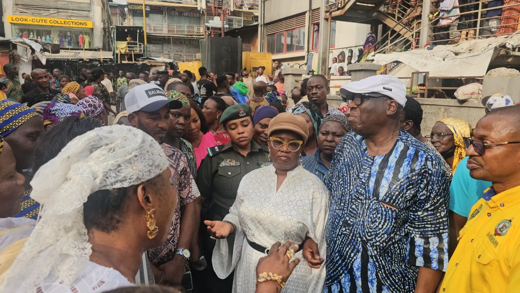Iyaloja-General Conducts On-Site Assessment of GNI Plaza Demolition